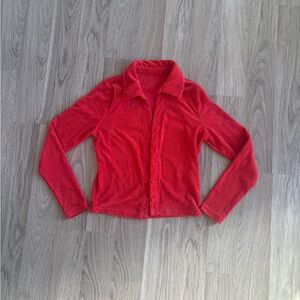 Terry Hot Pink Long Sleeve